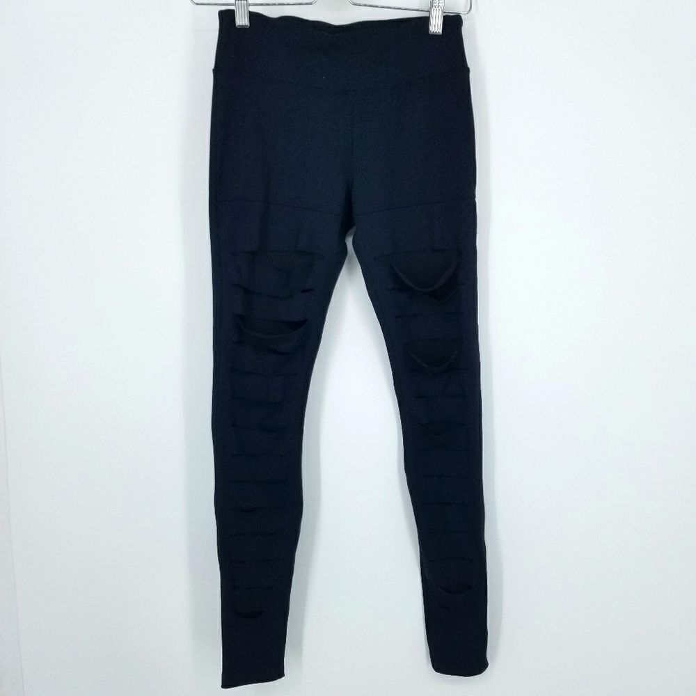 Forever 21 Laser cut Legging With Mesh lining